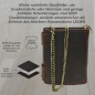 Mobile Preview: EL Torro Büffel Leder Geldbörse Portemonnaie Brieftasche Herren Geldbeutel mit Kette RFID Schutz